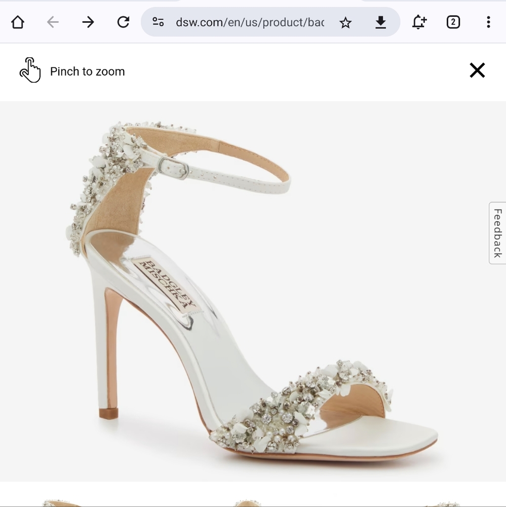 Wedding Shoes size 6.5
